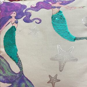Mermaid Sequin Decorative Pillow set